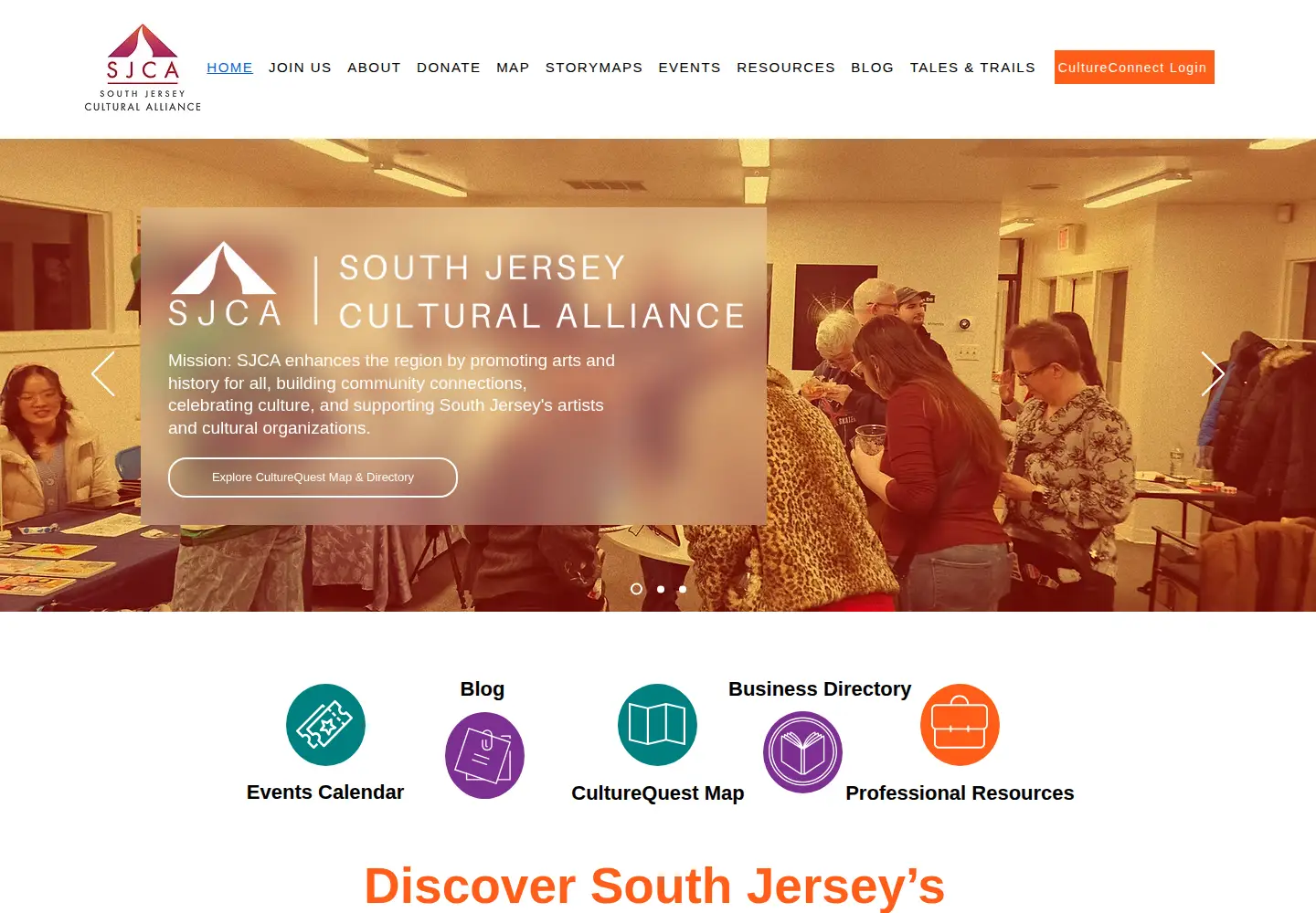 Screenshot of sjca.net