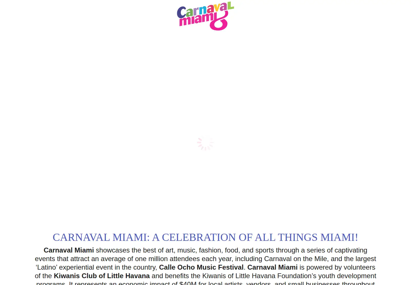 Screenshot of carnavalmiami.com
