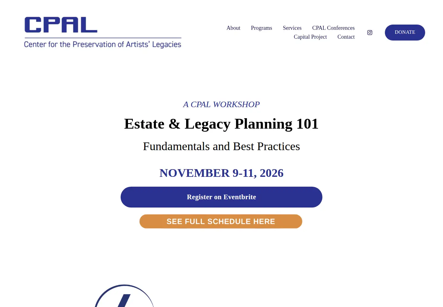 Screenshot of cpal-info.com