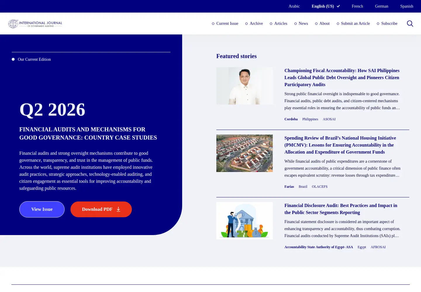 Screenshot of intosaijournal.org
