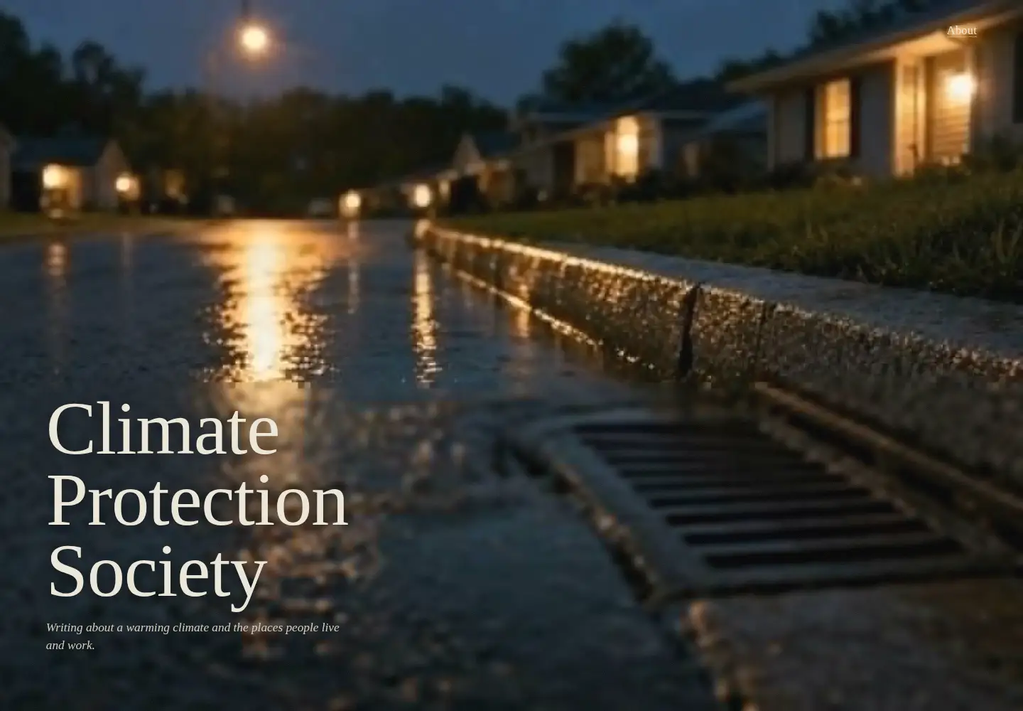 Screenshot of climateprotection.org