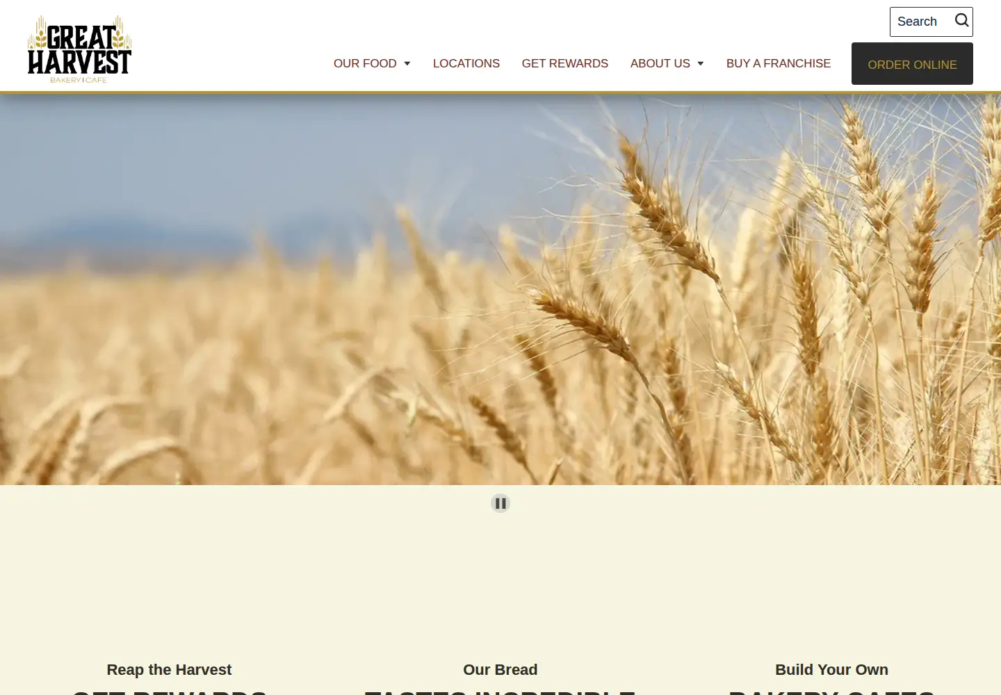 Screenshot of greatharvest.com