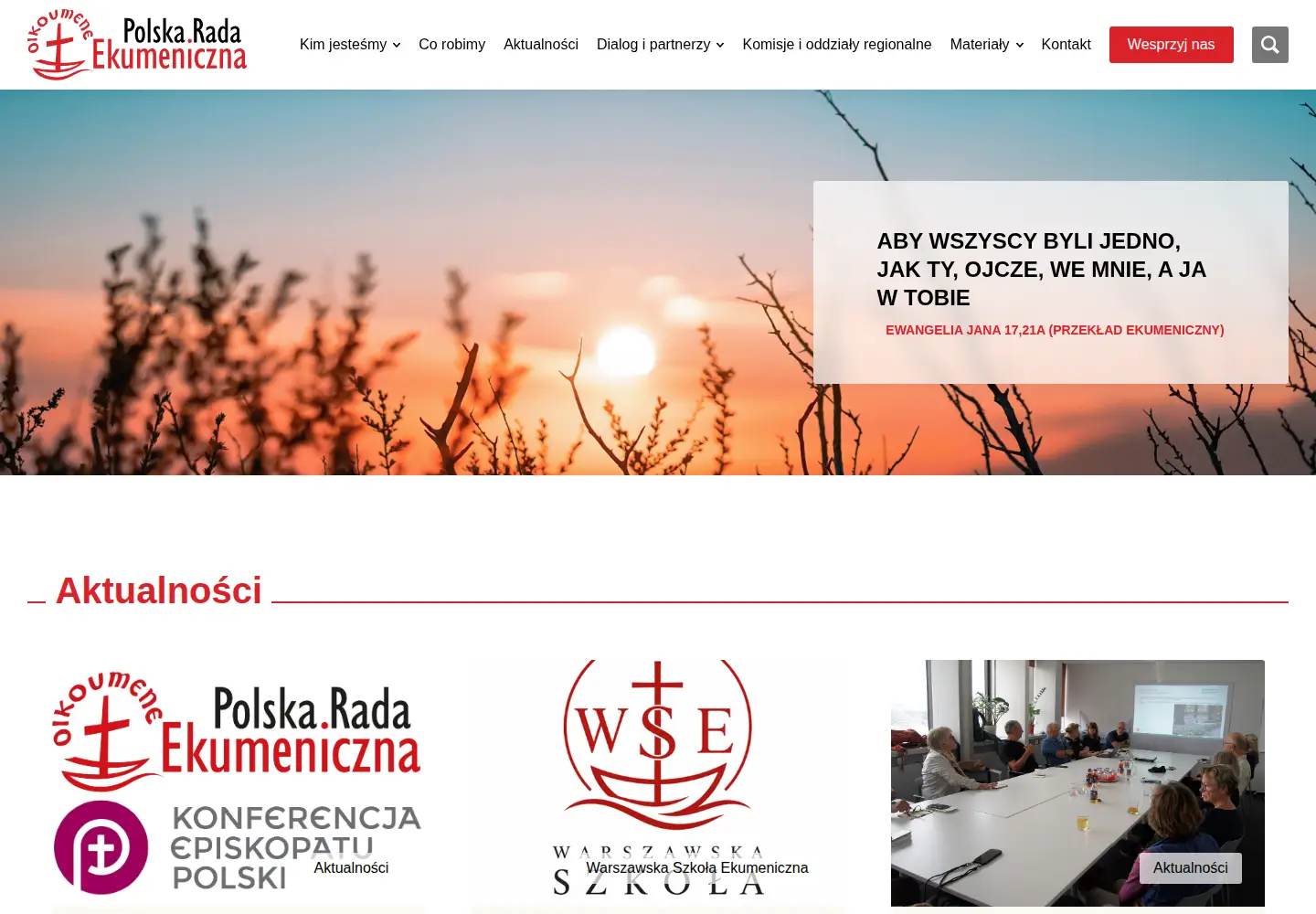 Screenshot of ekumenia.pl
