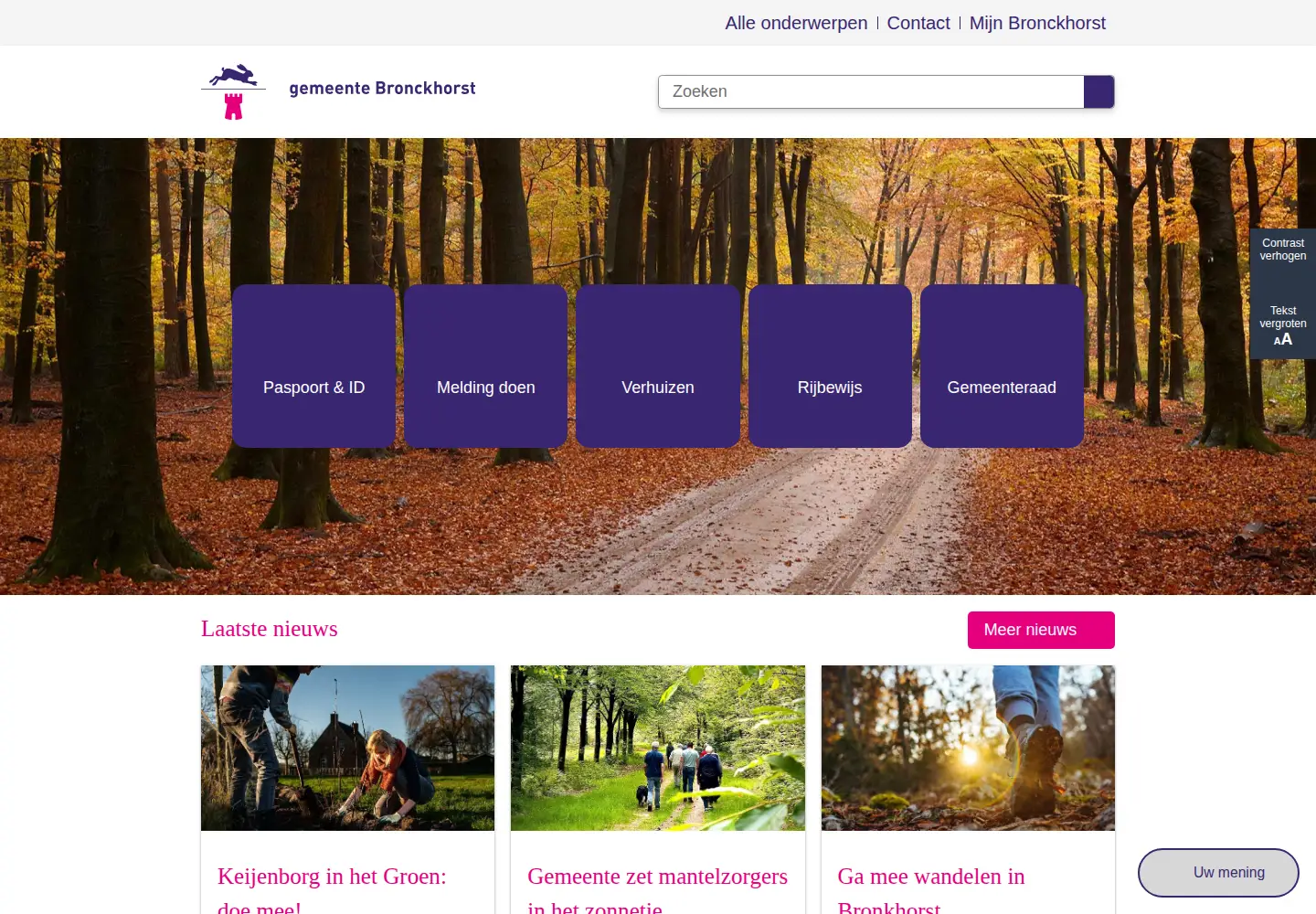 Screenshot of bronckhorst.nl