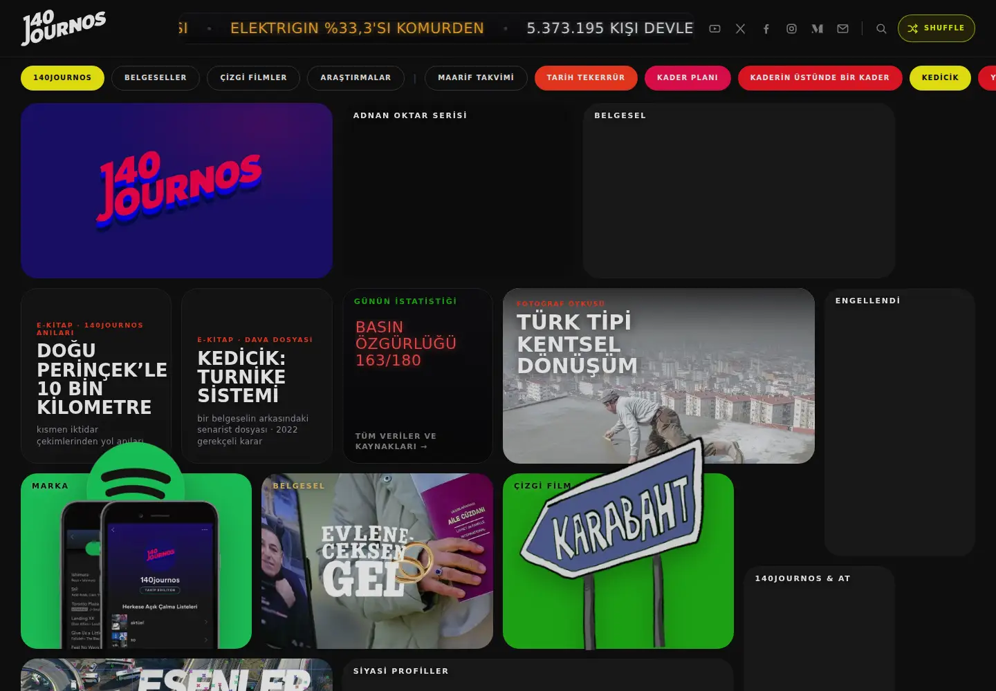 Screenshot of 140journos.com