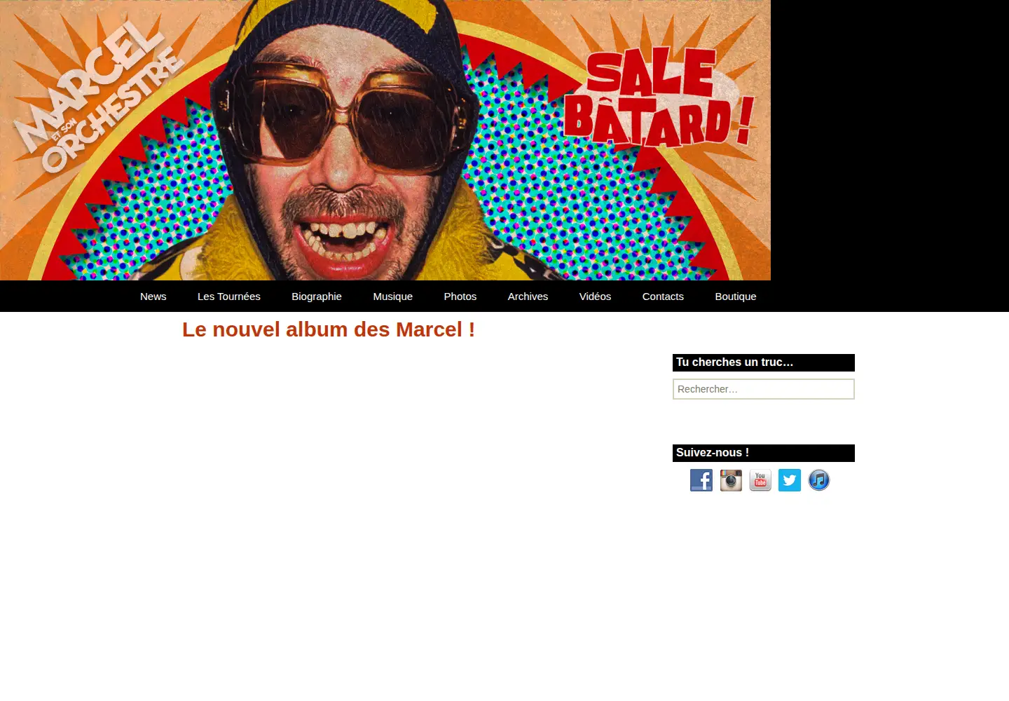 Screenshot of marceletsonorchestre.com