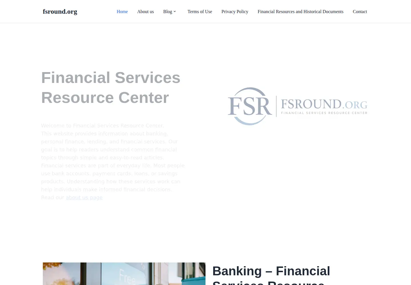 Screenshot of fsround.org