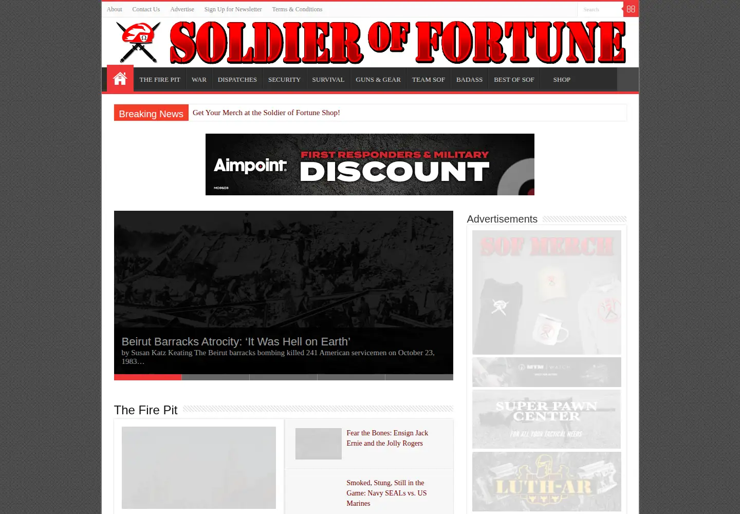 Screenshot of sofmag.com