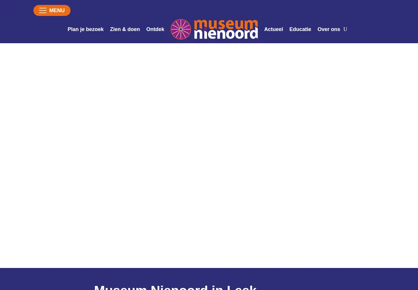 Screenshot of museumnienoord.nl