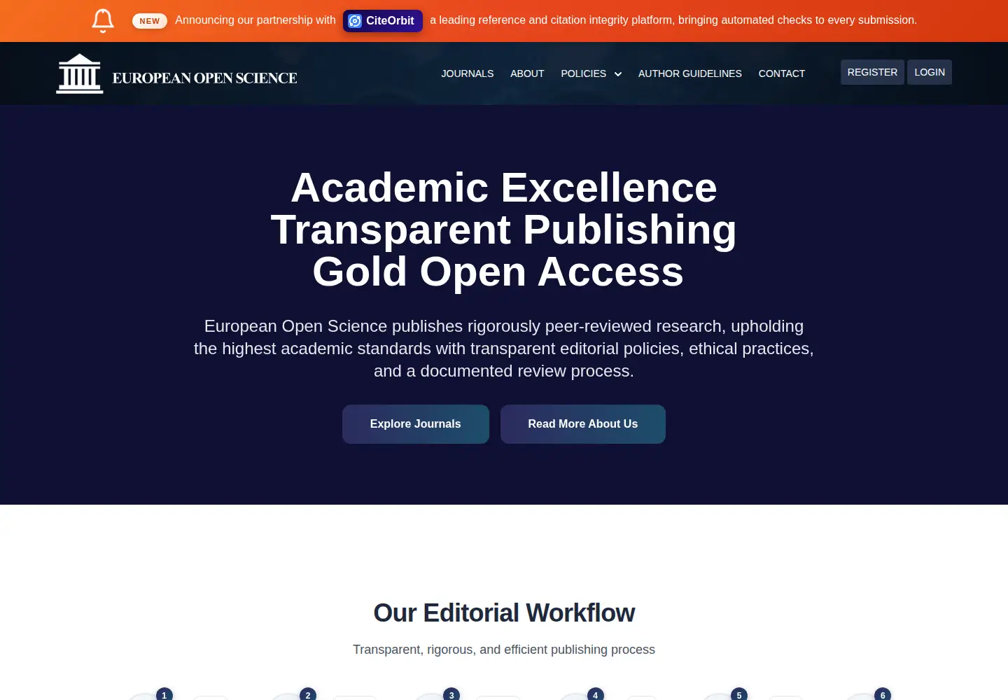 Screenshot of eu-opensci.org