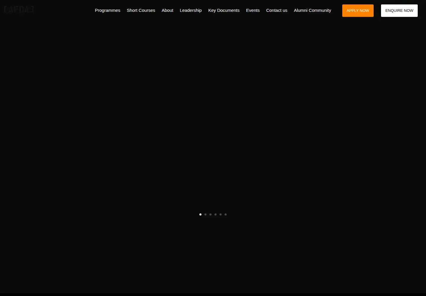 Screenshot of afda.co.za