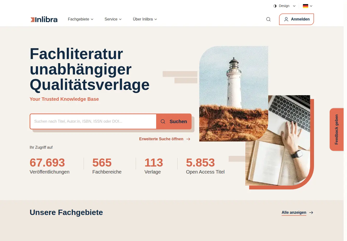 Screenshot of inlibra.com