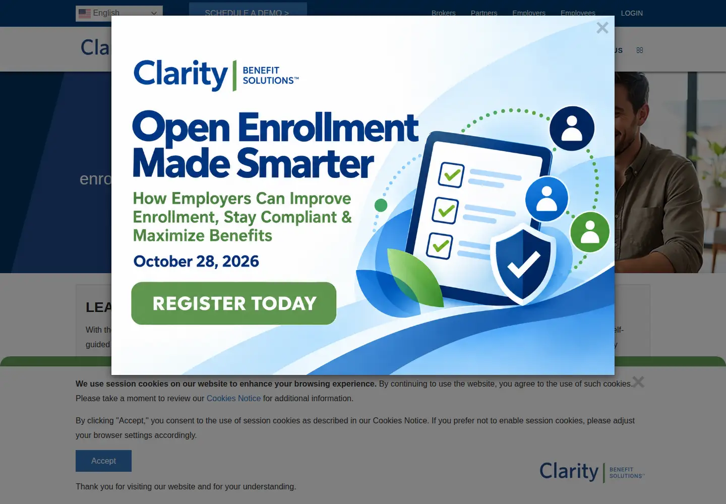Screenshot of claritybenefitsolutions.com