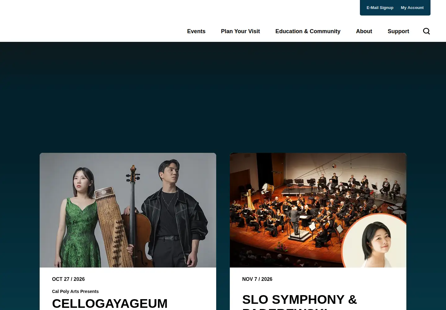 Screenshot of pacslo.org