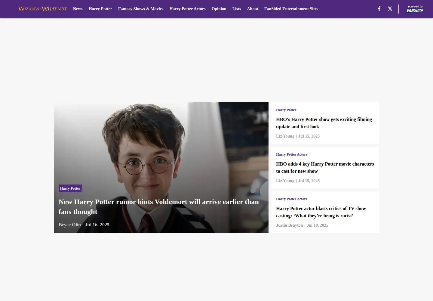 Screenshot of wizardsandwhatnot.com