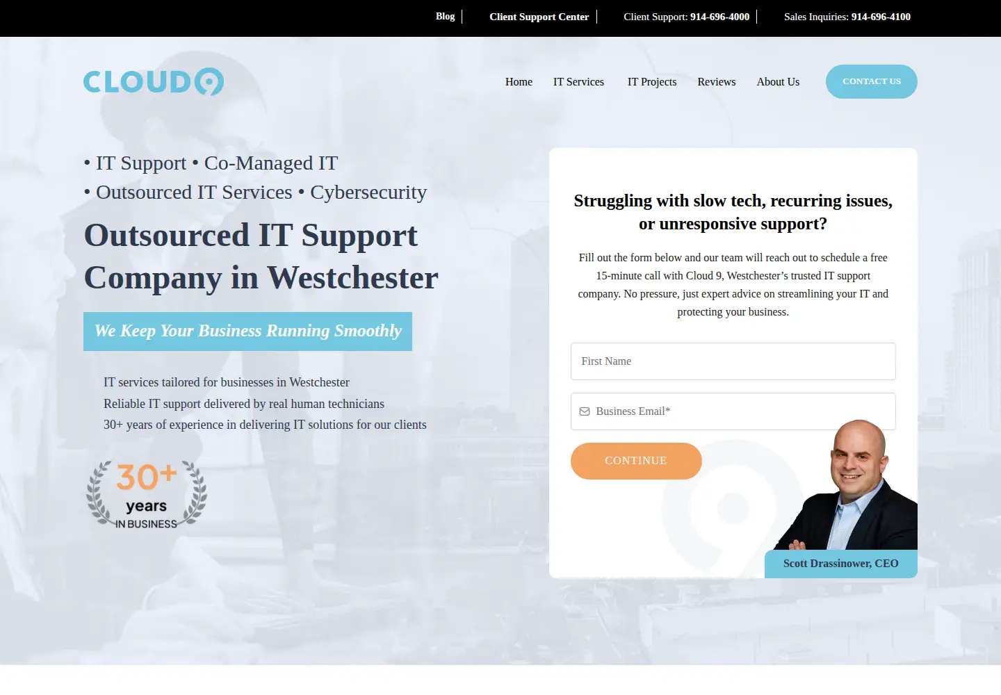 Screenshot of cloud9.net