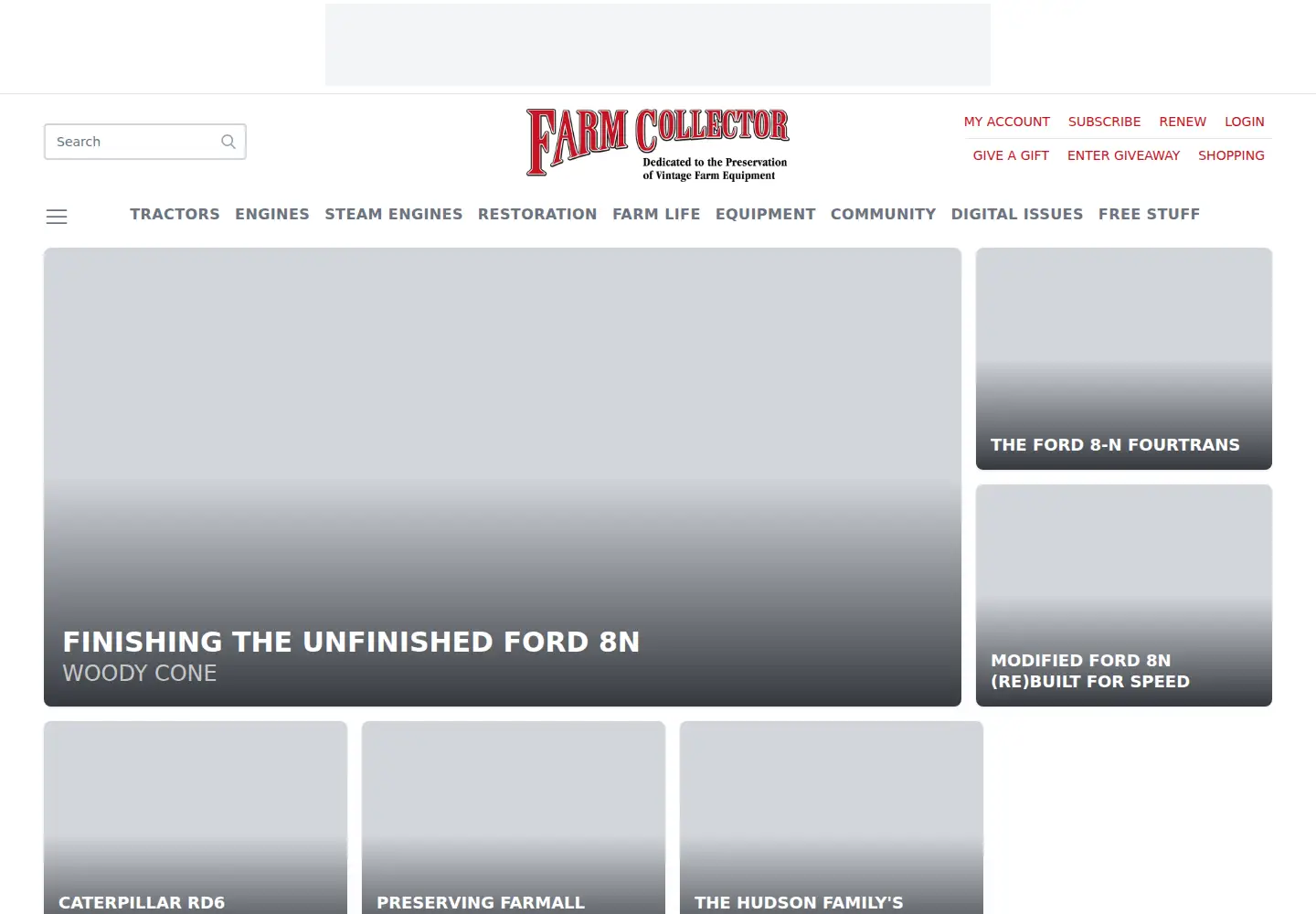 Screenshot of farmcollector.com