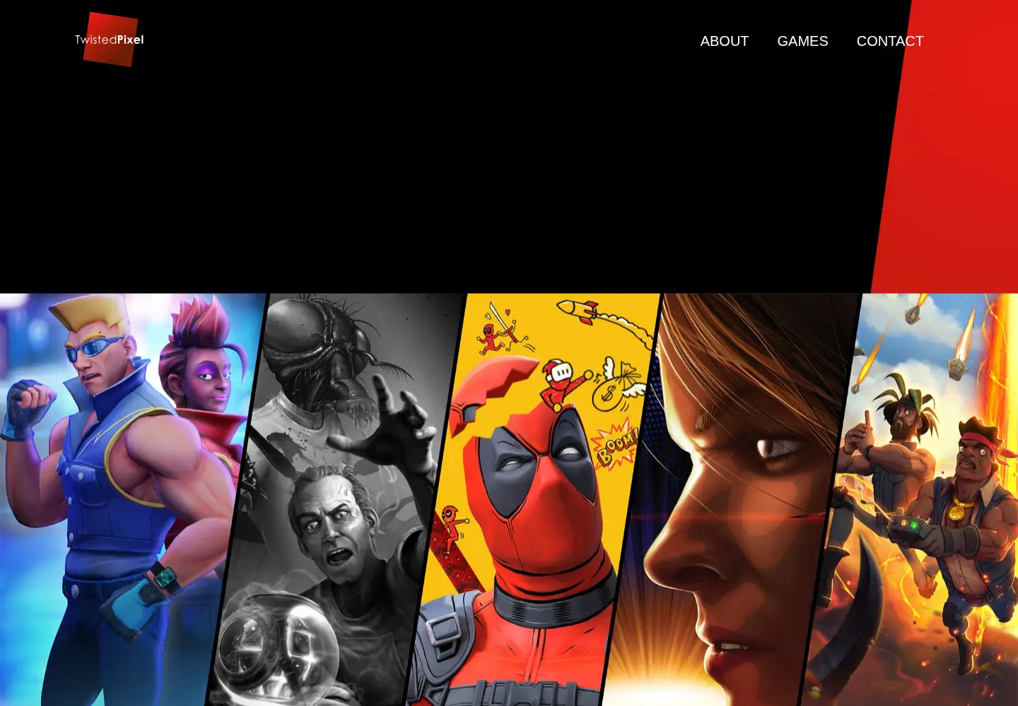 Screenshot of twistedpixelgames.com