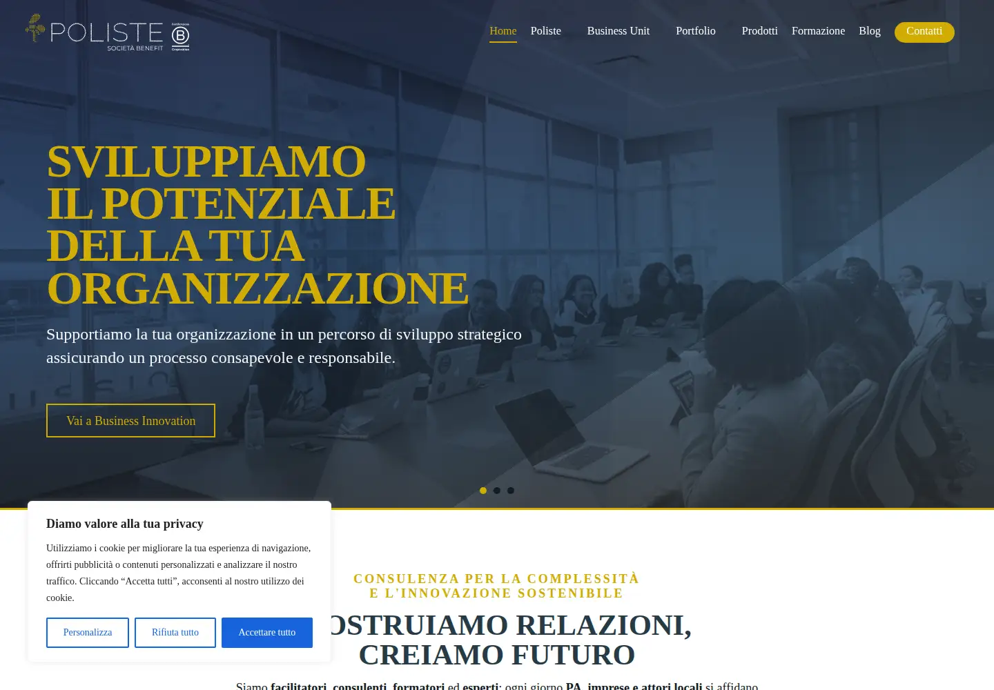 Screenshot of poliste.com