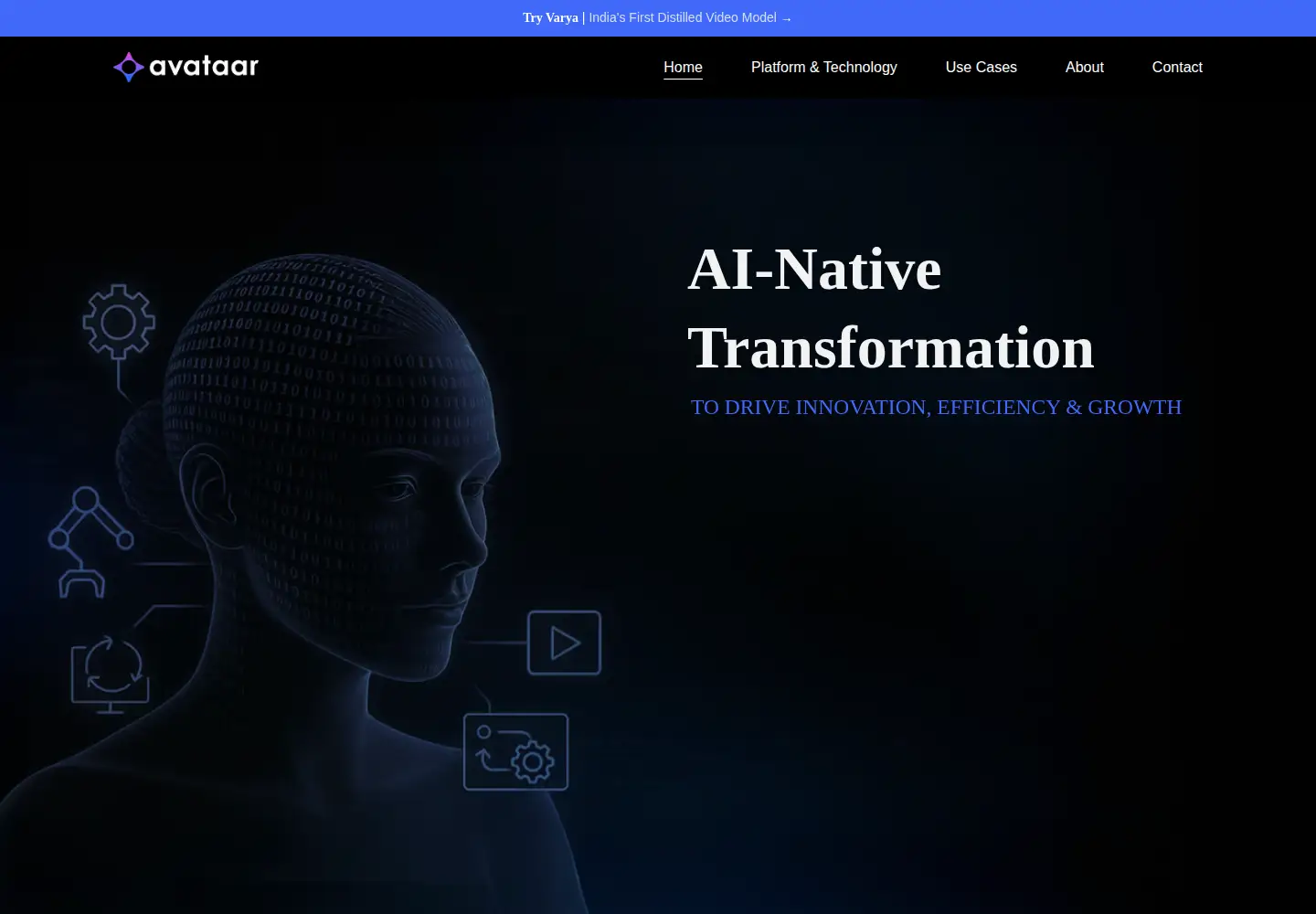 Screenshot of avataar.ai