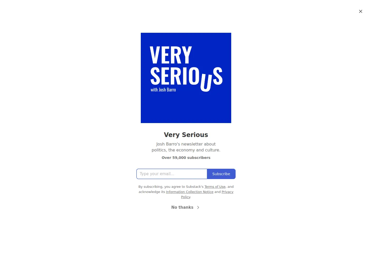 Screenshot of joshbarro.com