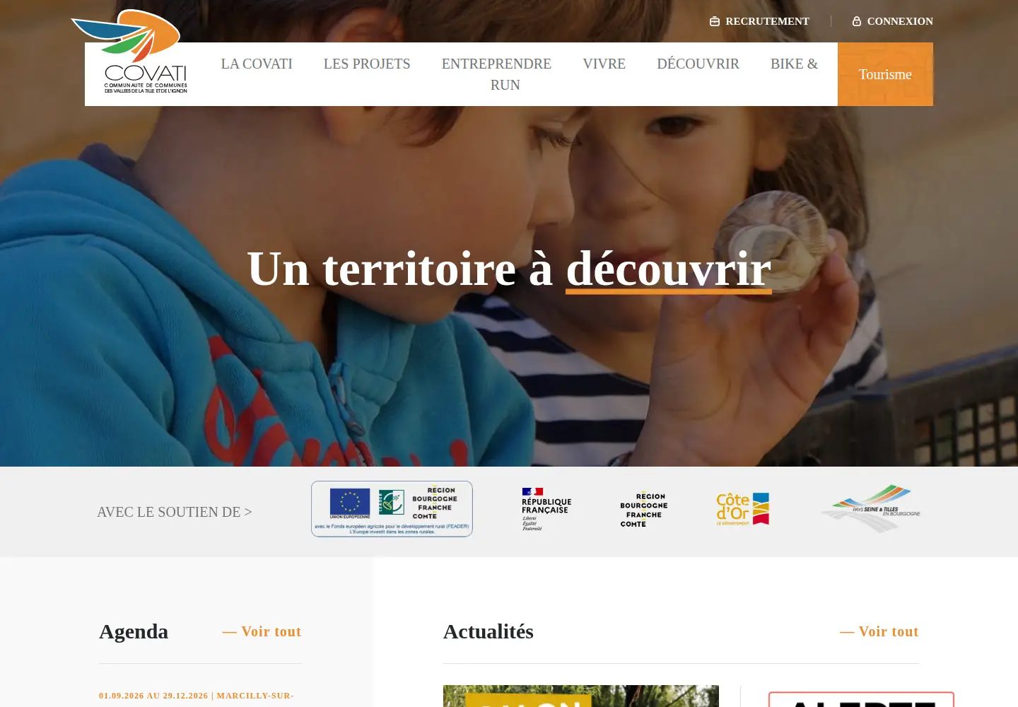 Screenshot of covati.fr