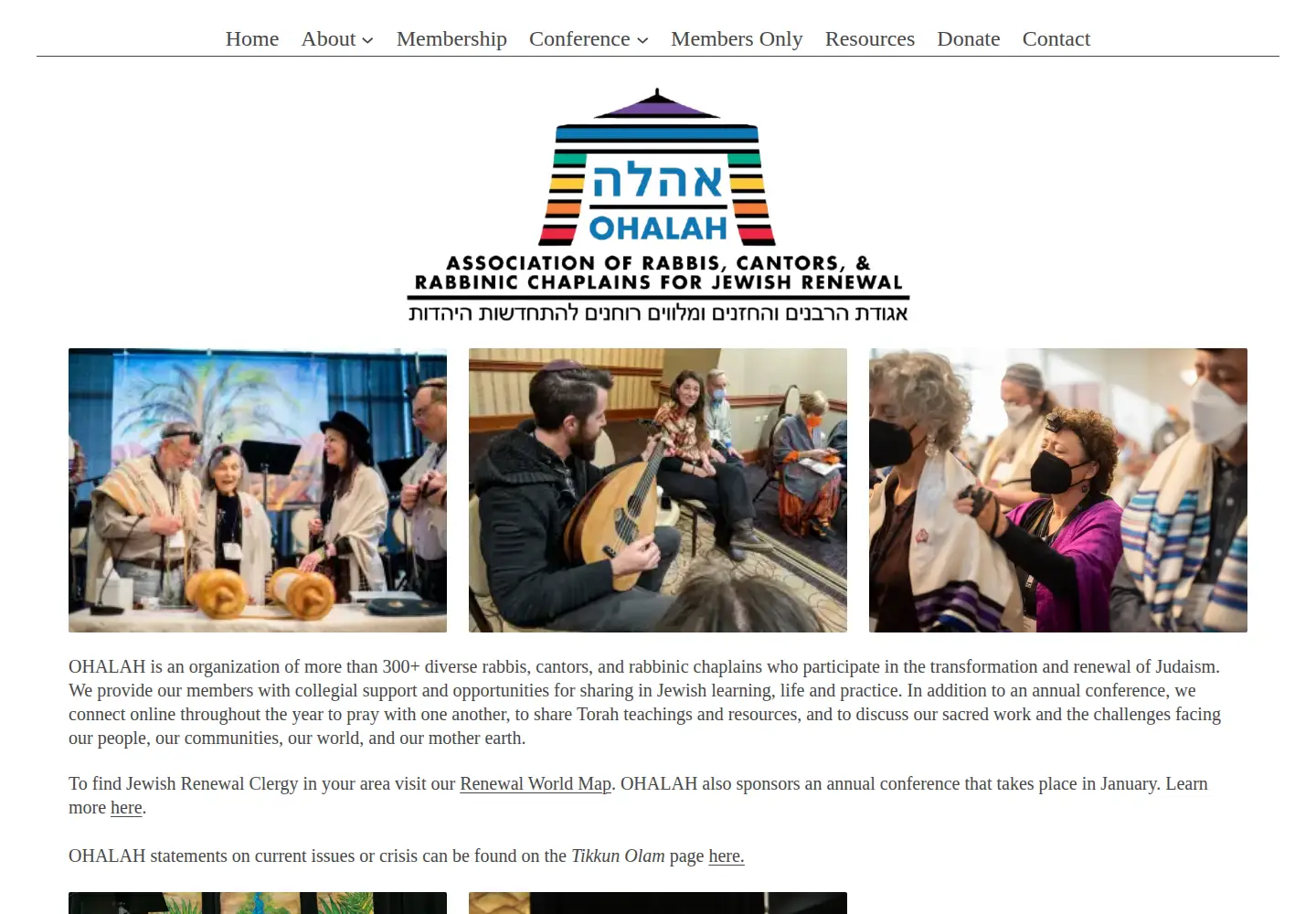 Screenshot of ohalah.org