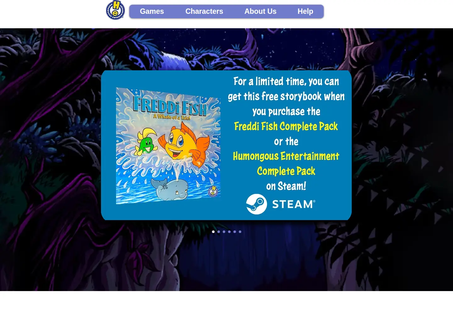 Screenshot of humongous.com