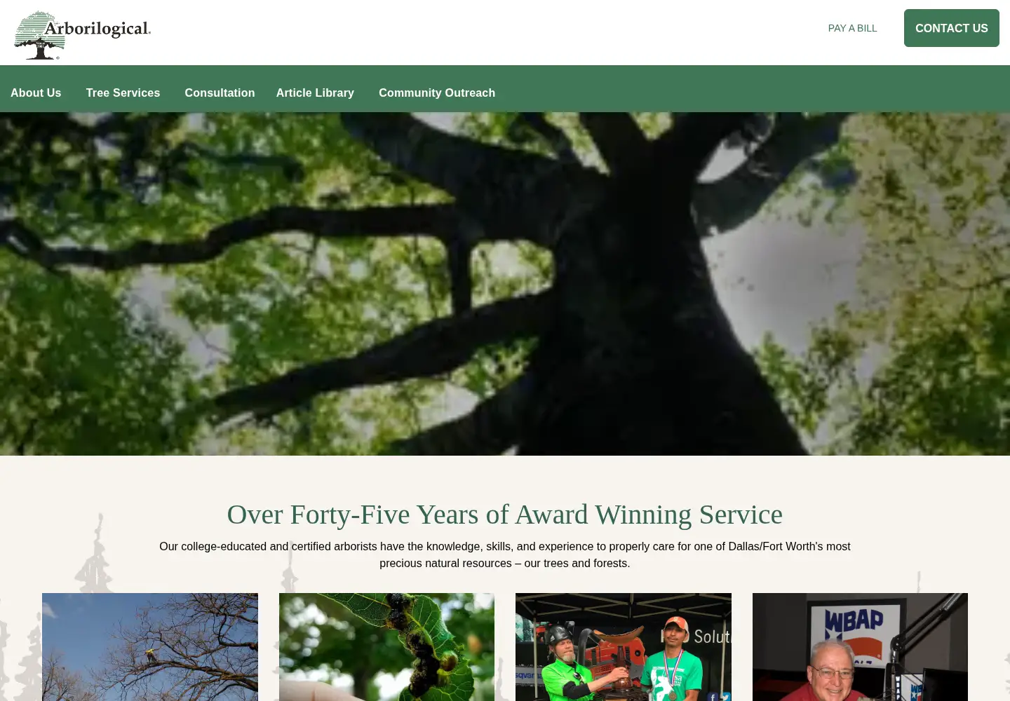 Screenshot of arborilogical.com