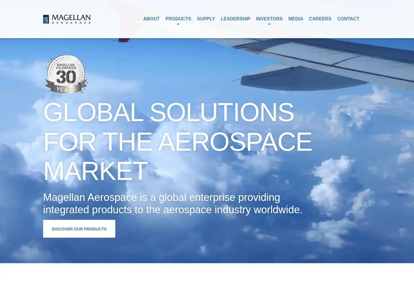Screenshot of magellan.aero