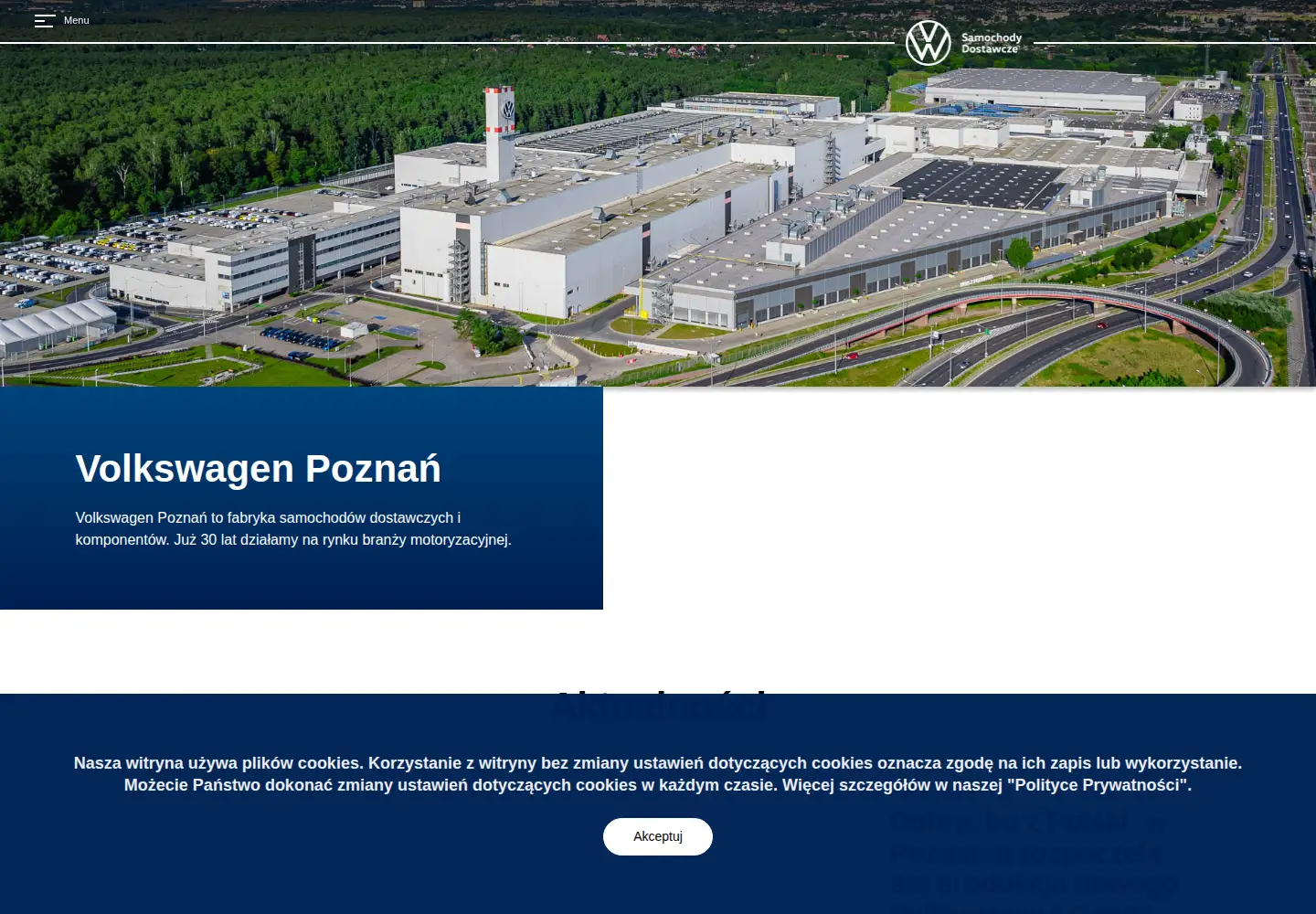 Screenshot of volkswagen-poznan.pl