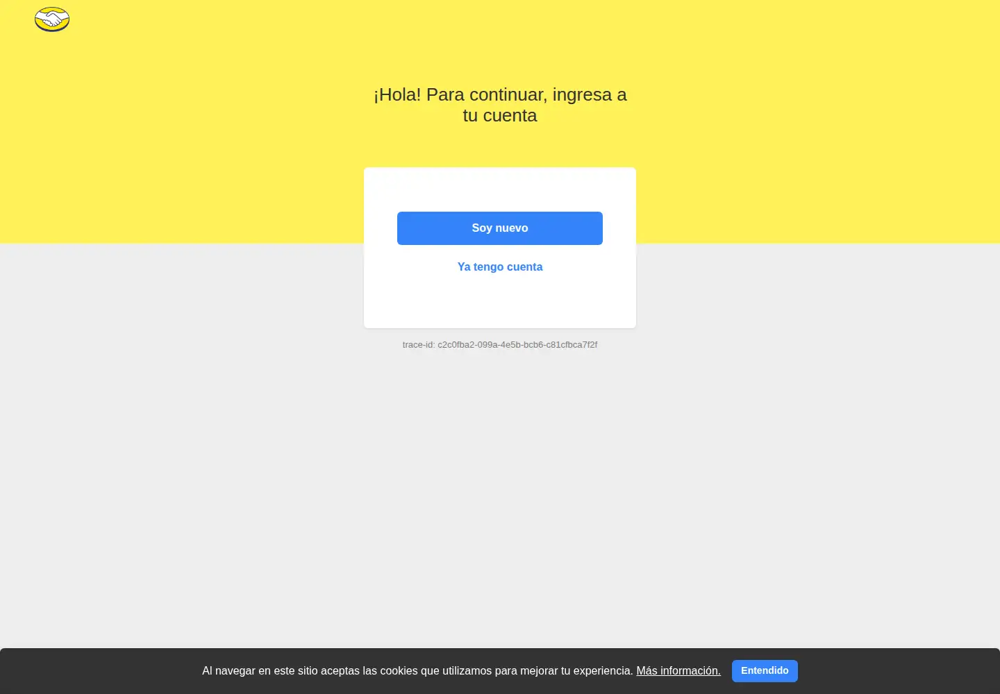 Captured homepage of portalinmobiliario.com in the current scan