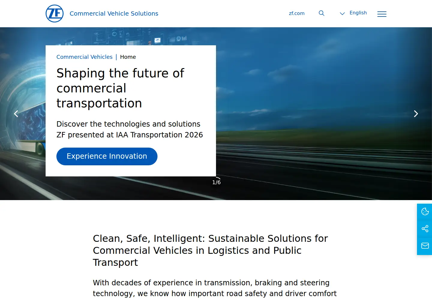 Screenshot of wabco-auto.com