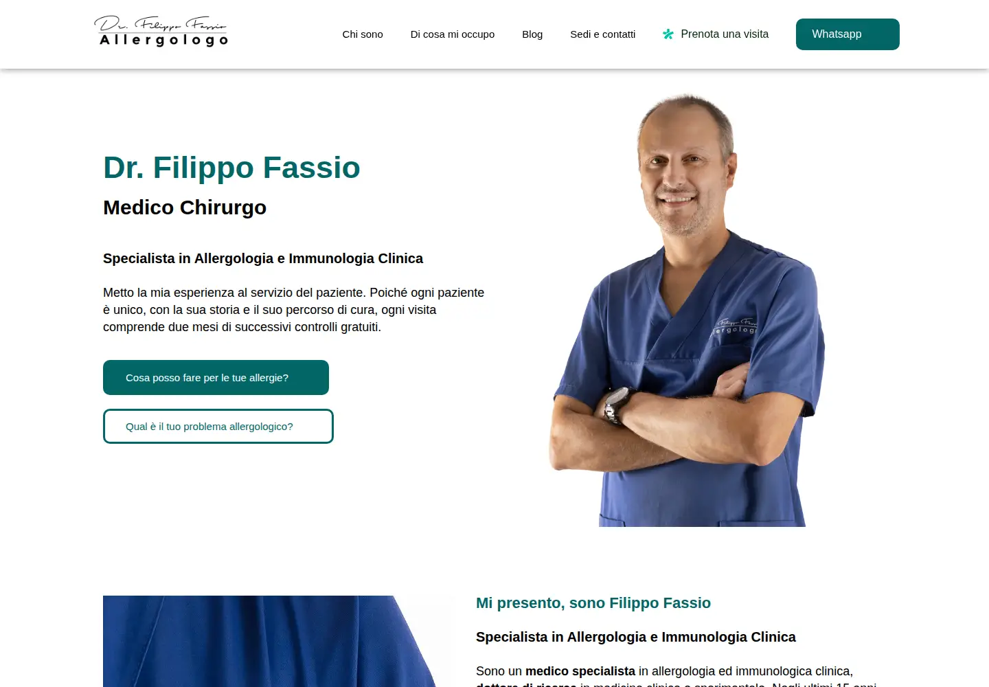 Screenshot of allergologo.net