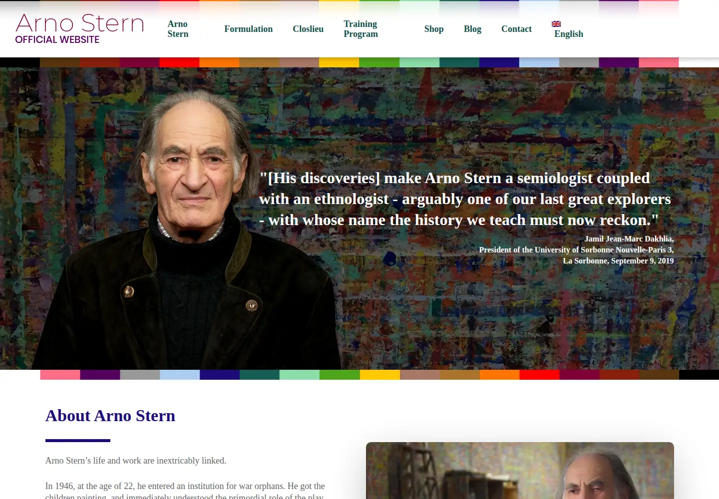 Screenshot of arnostern.com