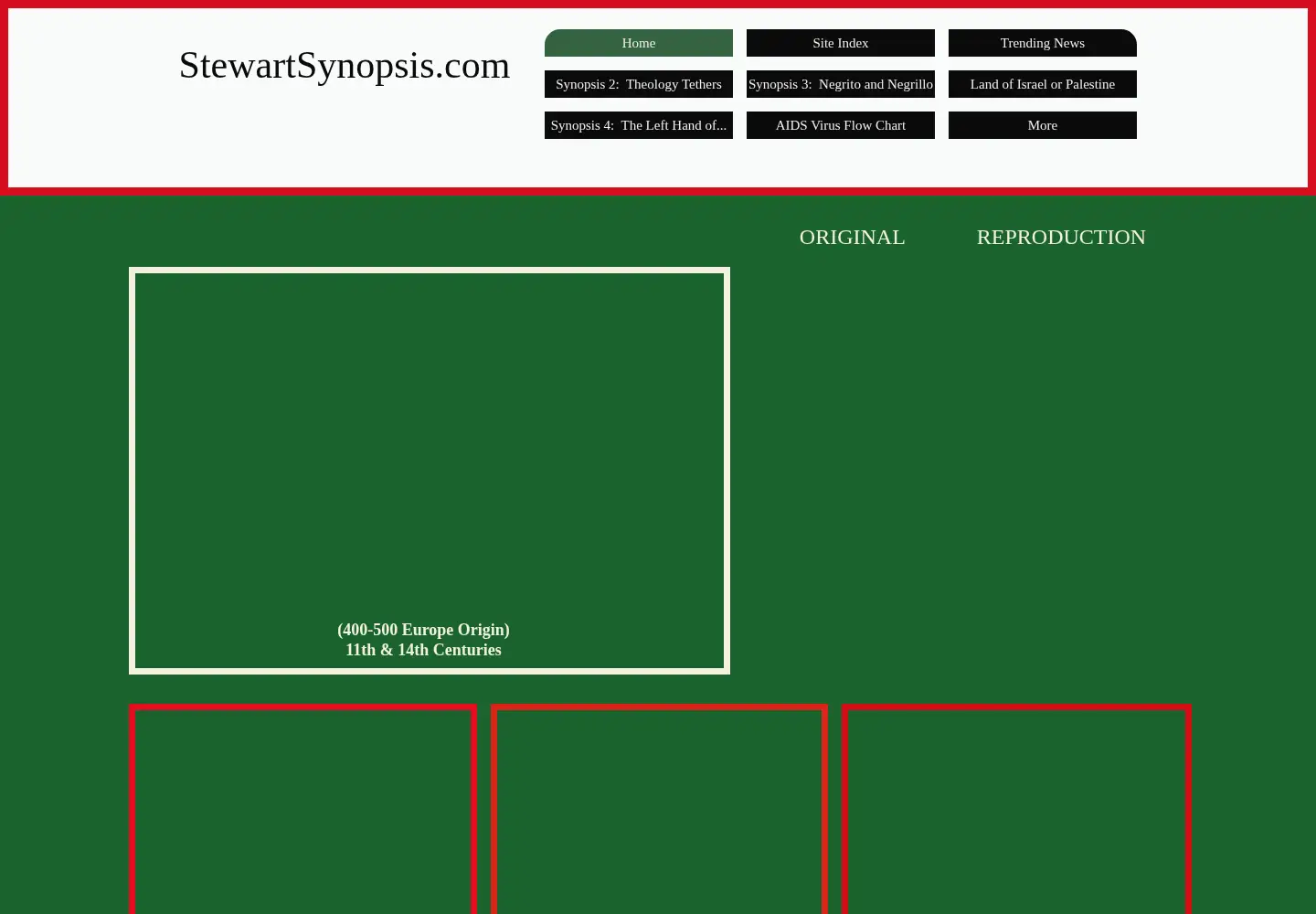 Screenshot of stewartsynopsis.com
