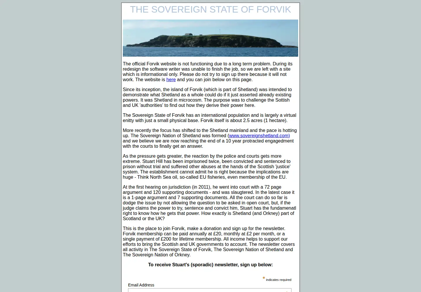 Screenshot of forvik.com