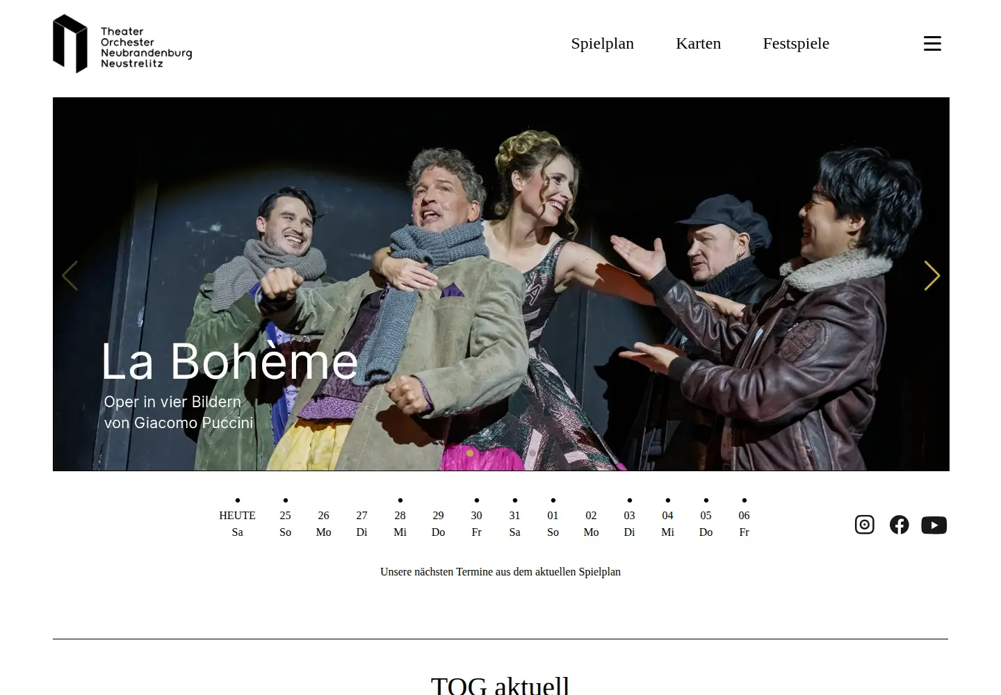 Screenshot of tog.de
