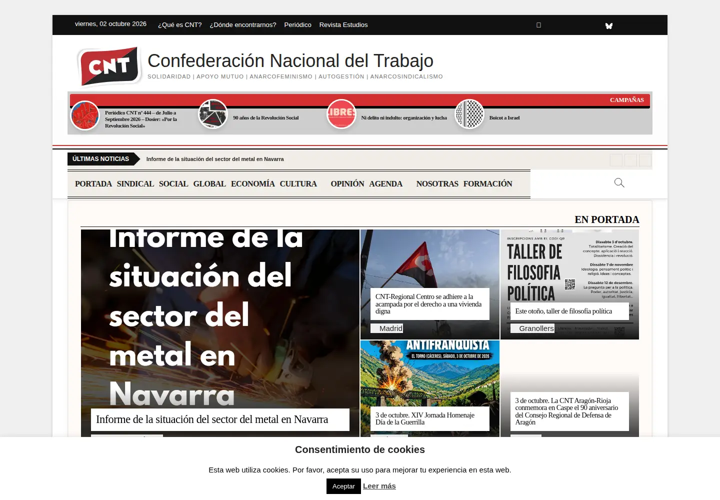 Screenshot of cnt.es