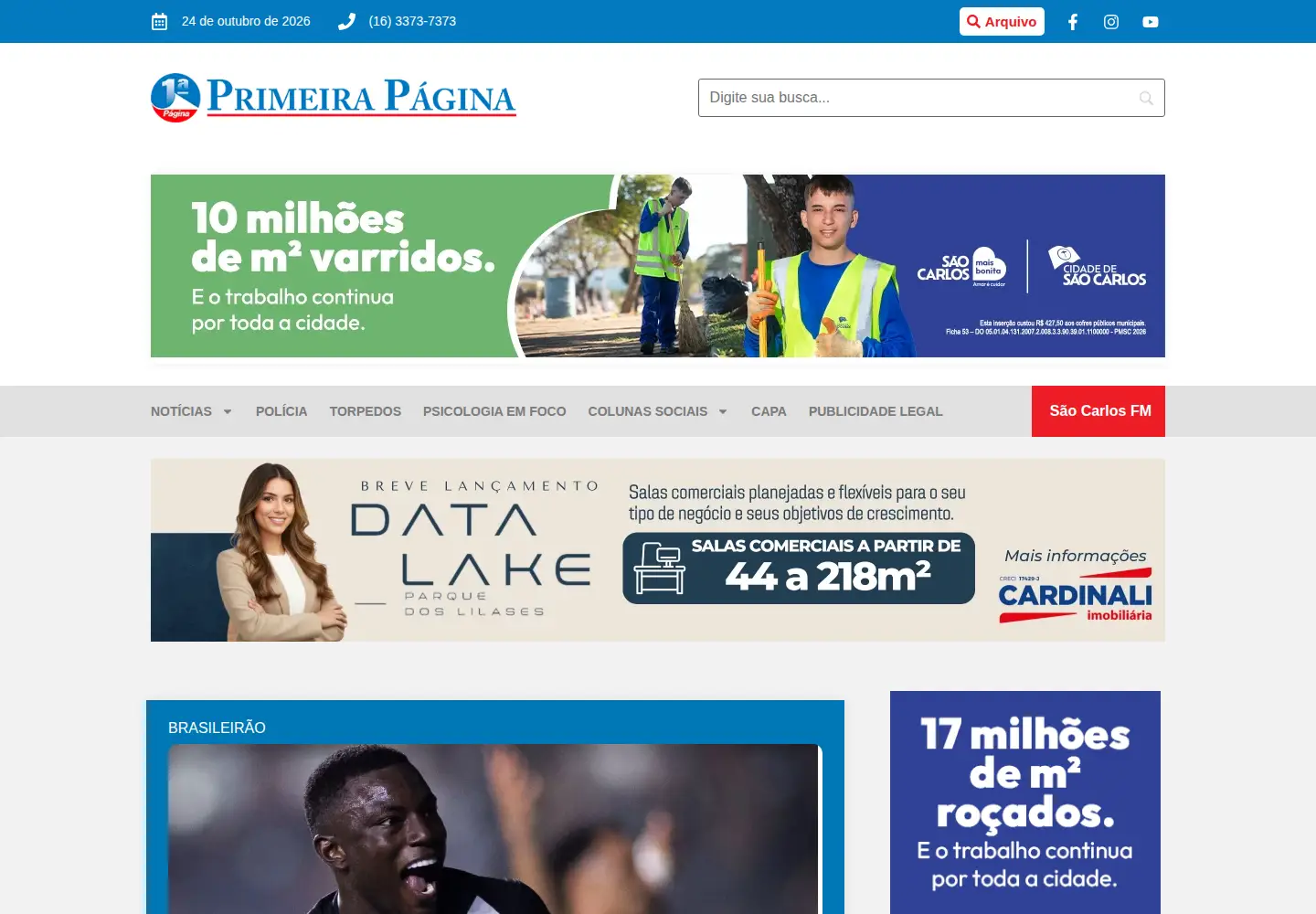 Screenshot of jornalpp.com.br
