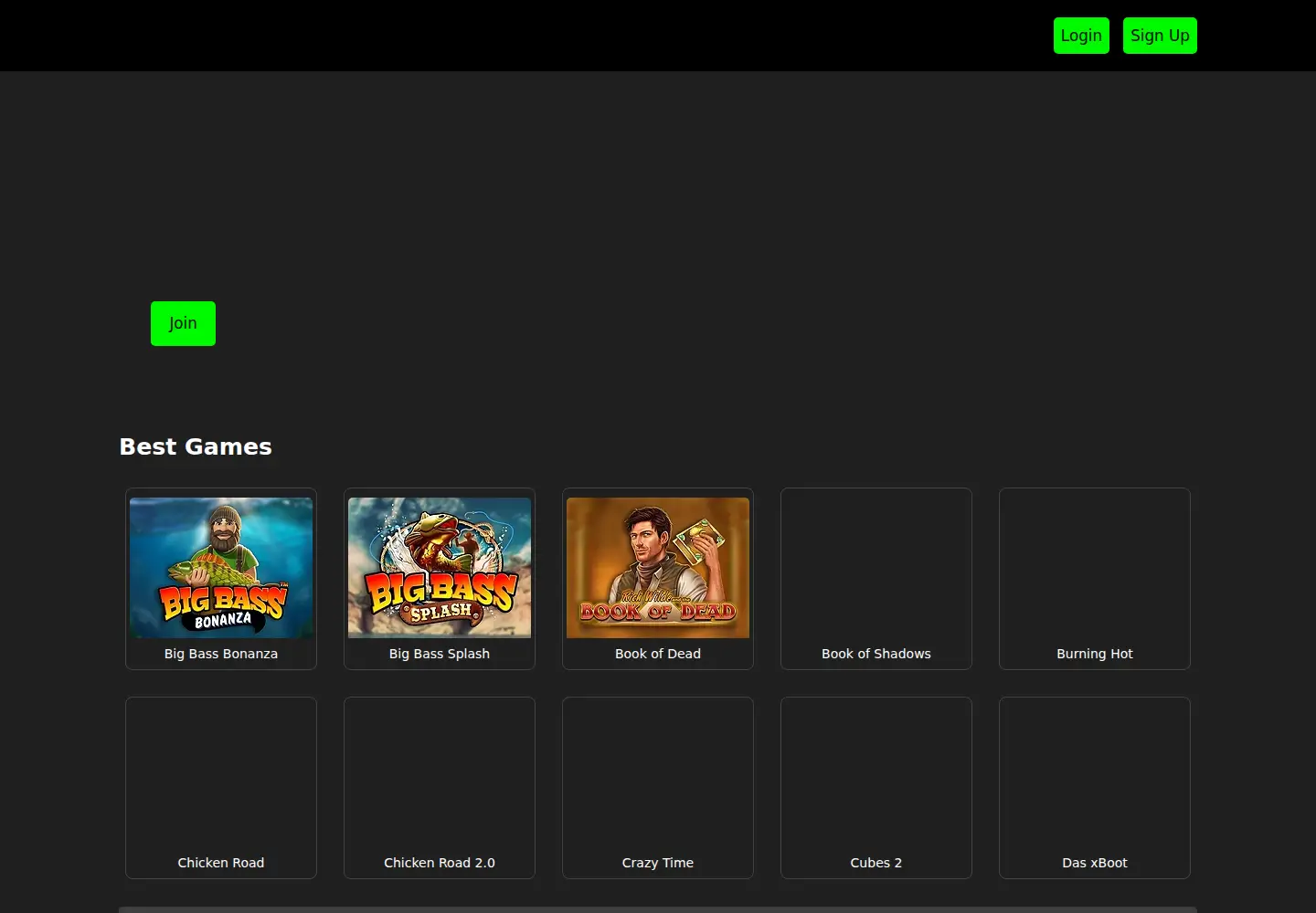 Screenshot of byrneholics.com