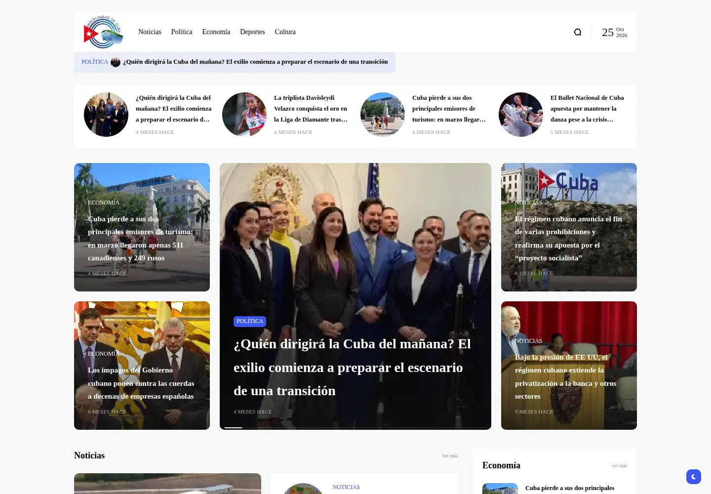 Screenshot of miscelaneasdecuba.net