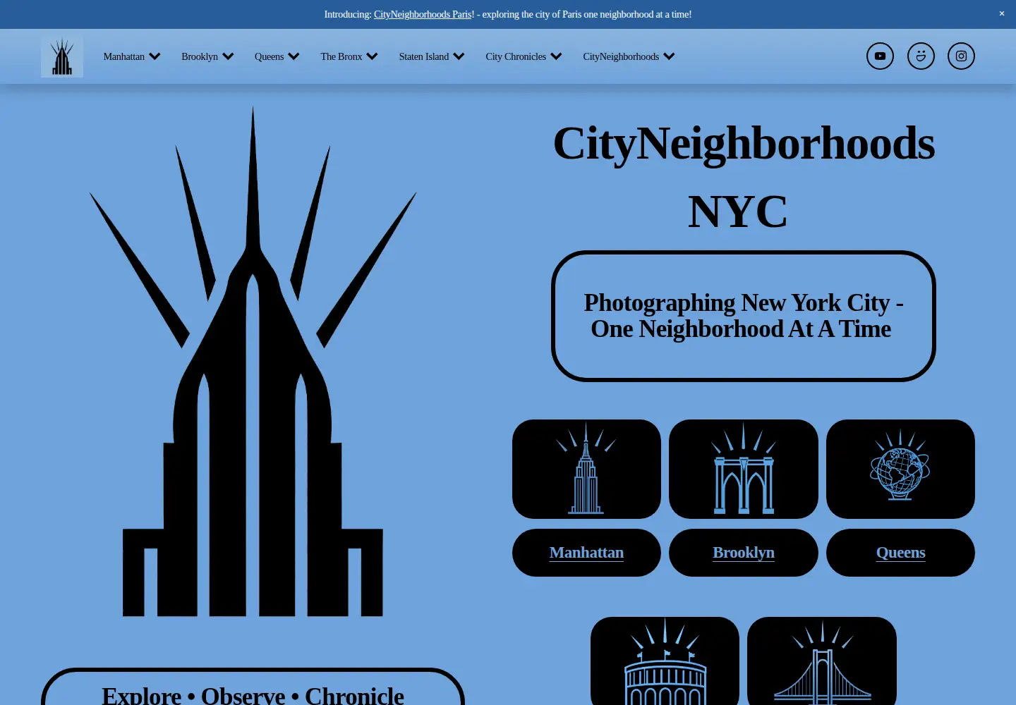 Screenshot of cityneighborhoods.nyc
