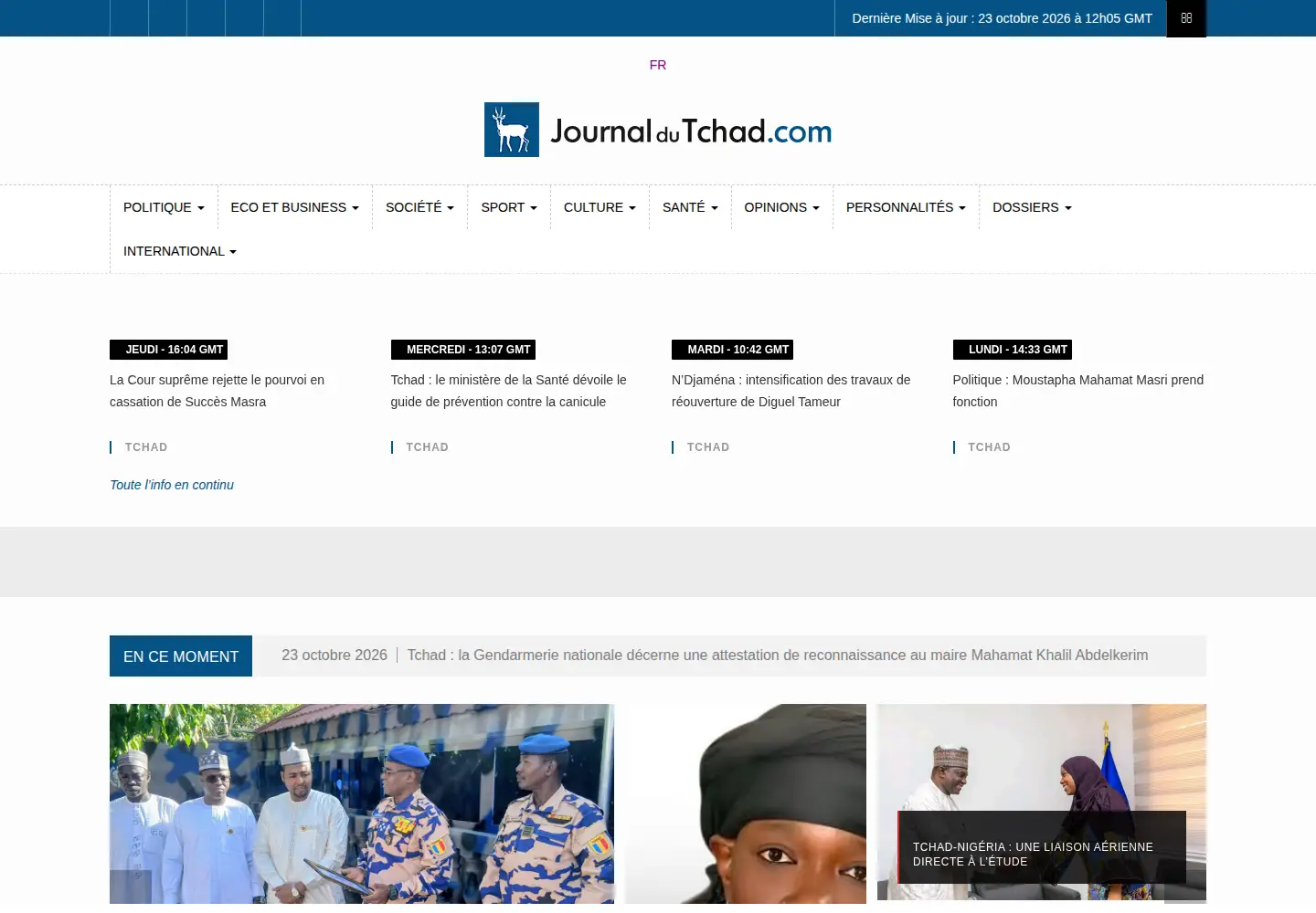 Captured homepage of journaldutchad.com in the current scan