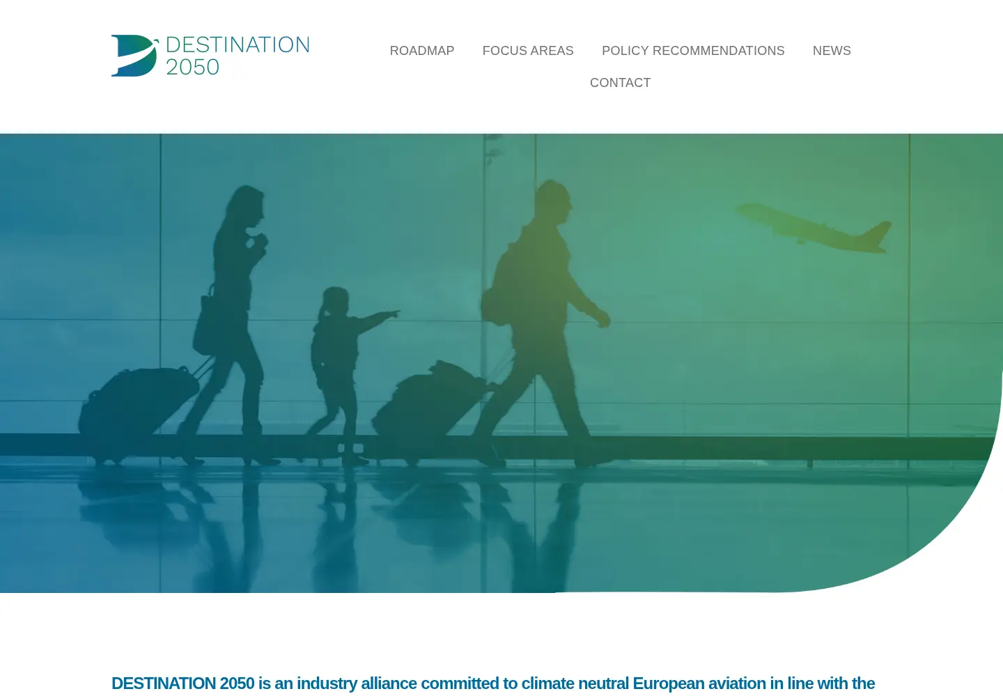 Screenshot of destination2050.eu