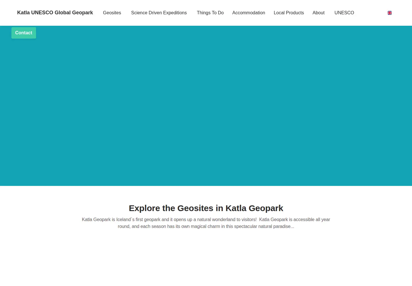 Screenshot of katlageopark.com