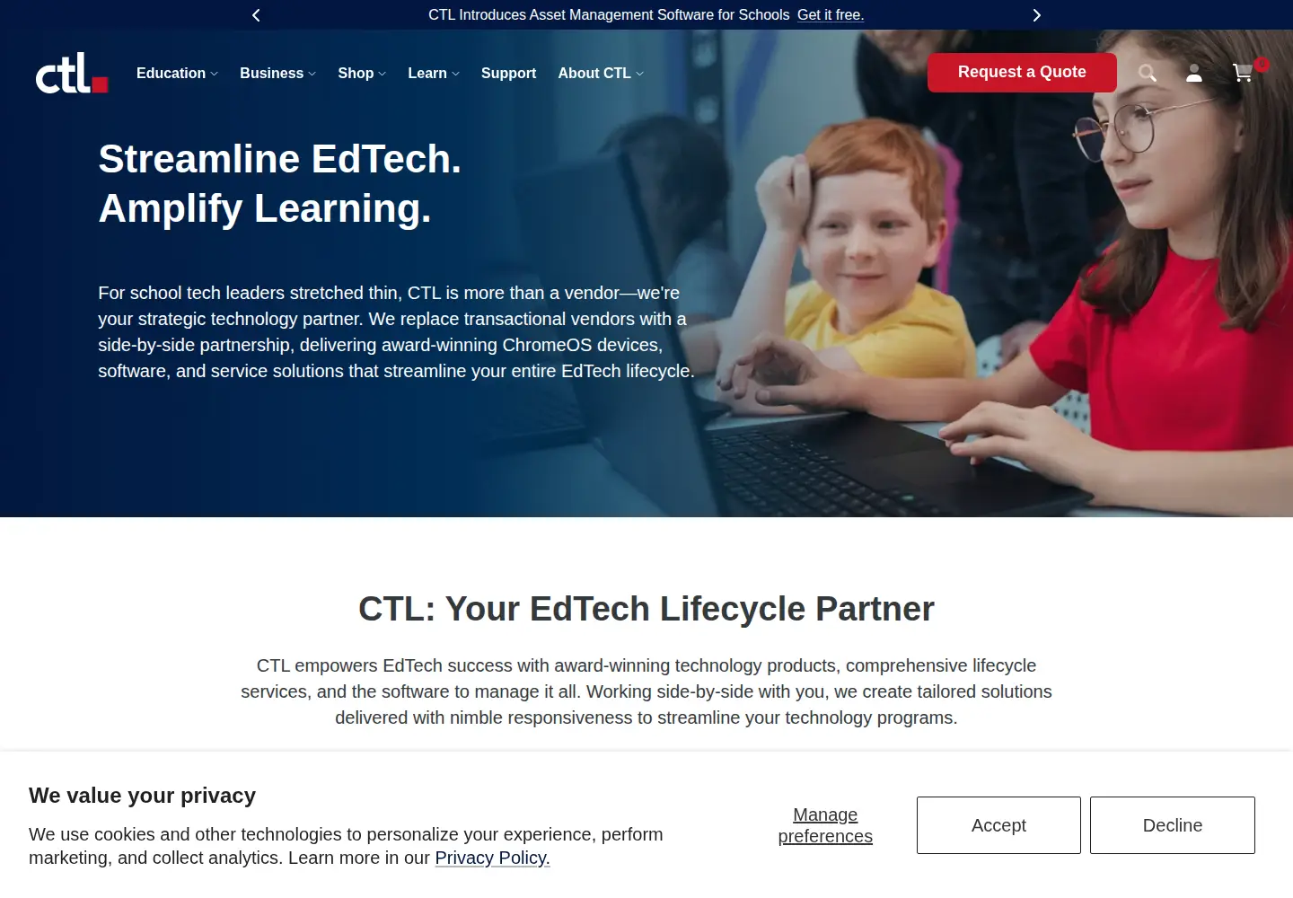 Screenshot of ctl.net