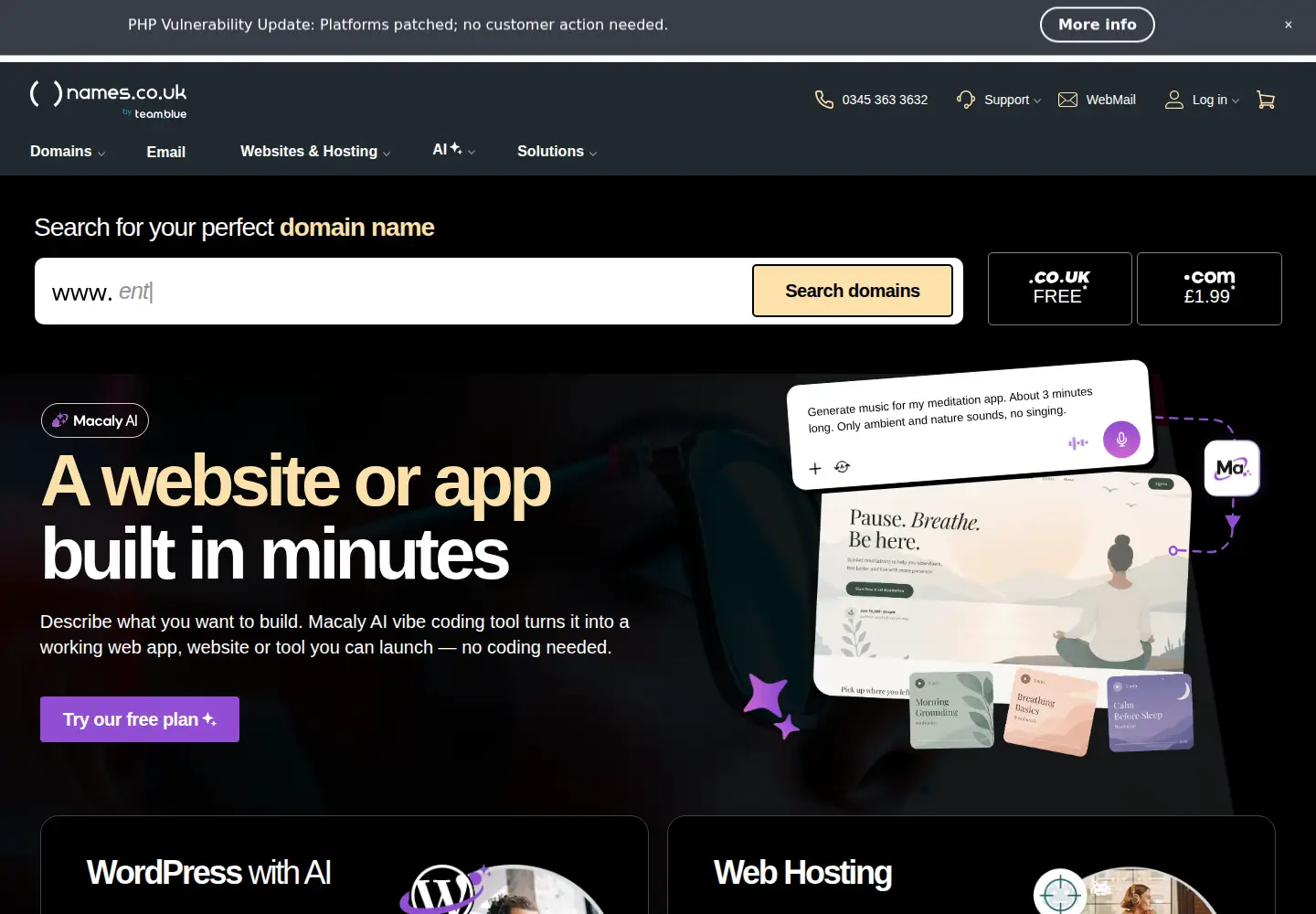Screenshot of ndo.co.uk