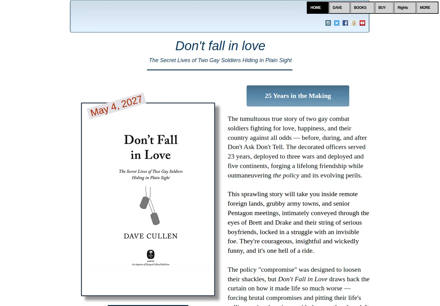 Screenshot of davecullen.com