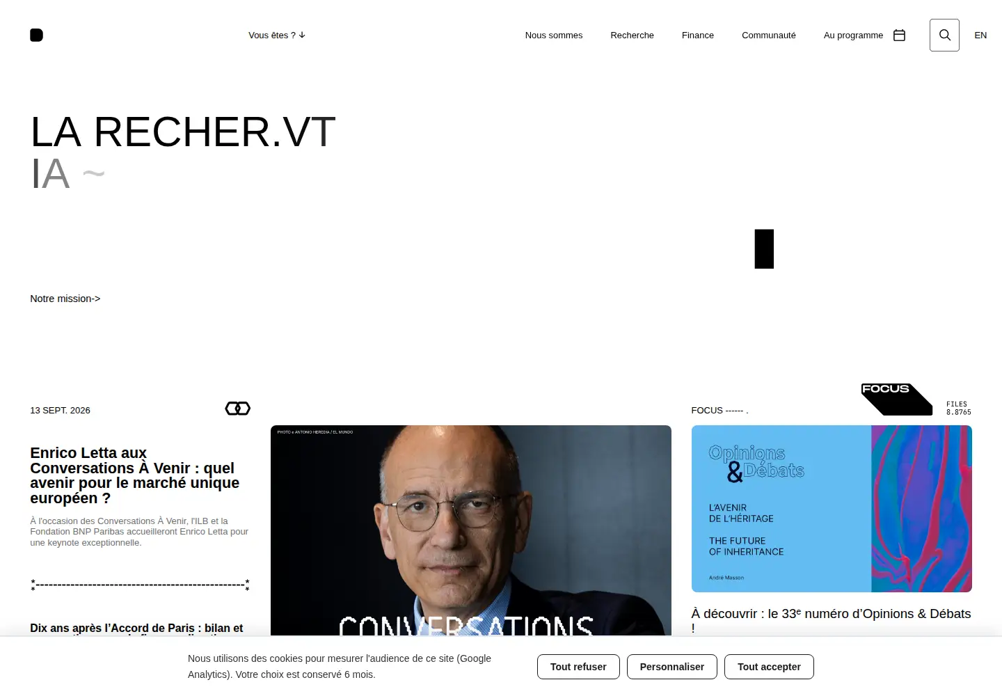 Screenshot of institutlouisbachelier.org